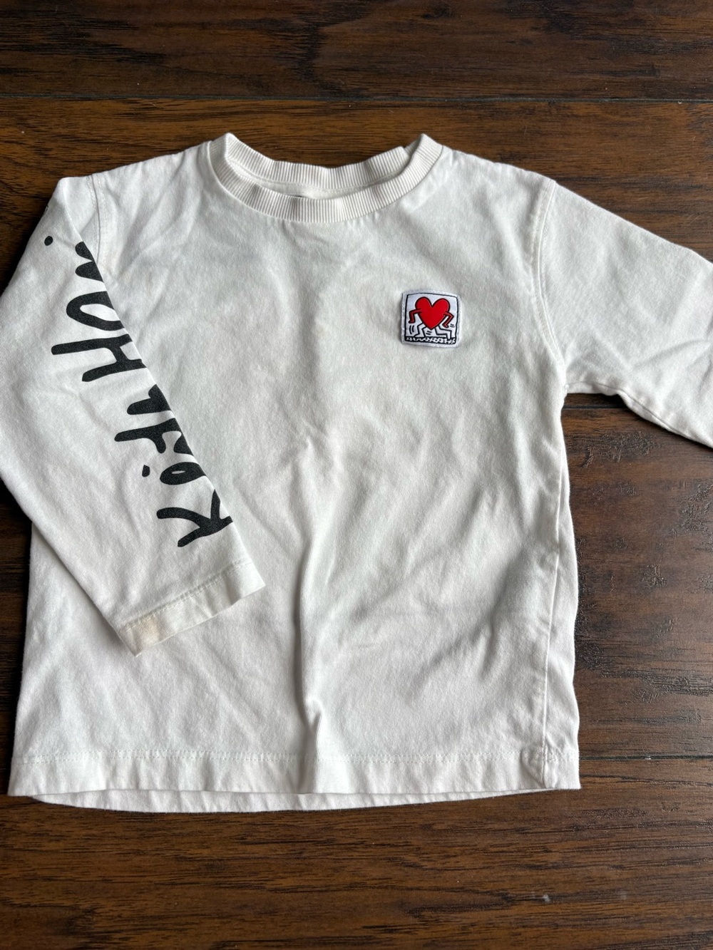 Zara x Keith Haring Long Sleeve Tee 2-3Y